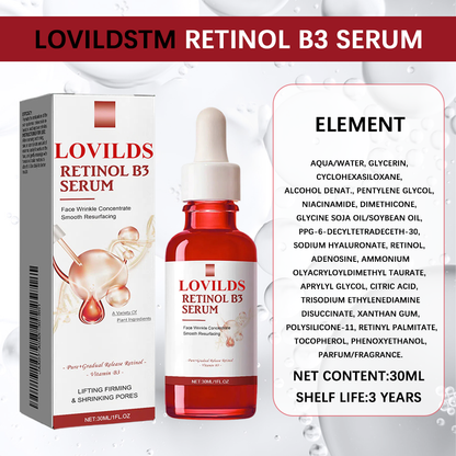 (🔥🔥🔥Limited time offer last 30 minutes) LOVILDS™ RETINOL B3 SERUM