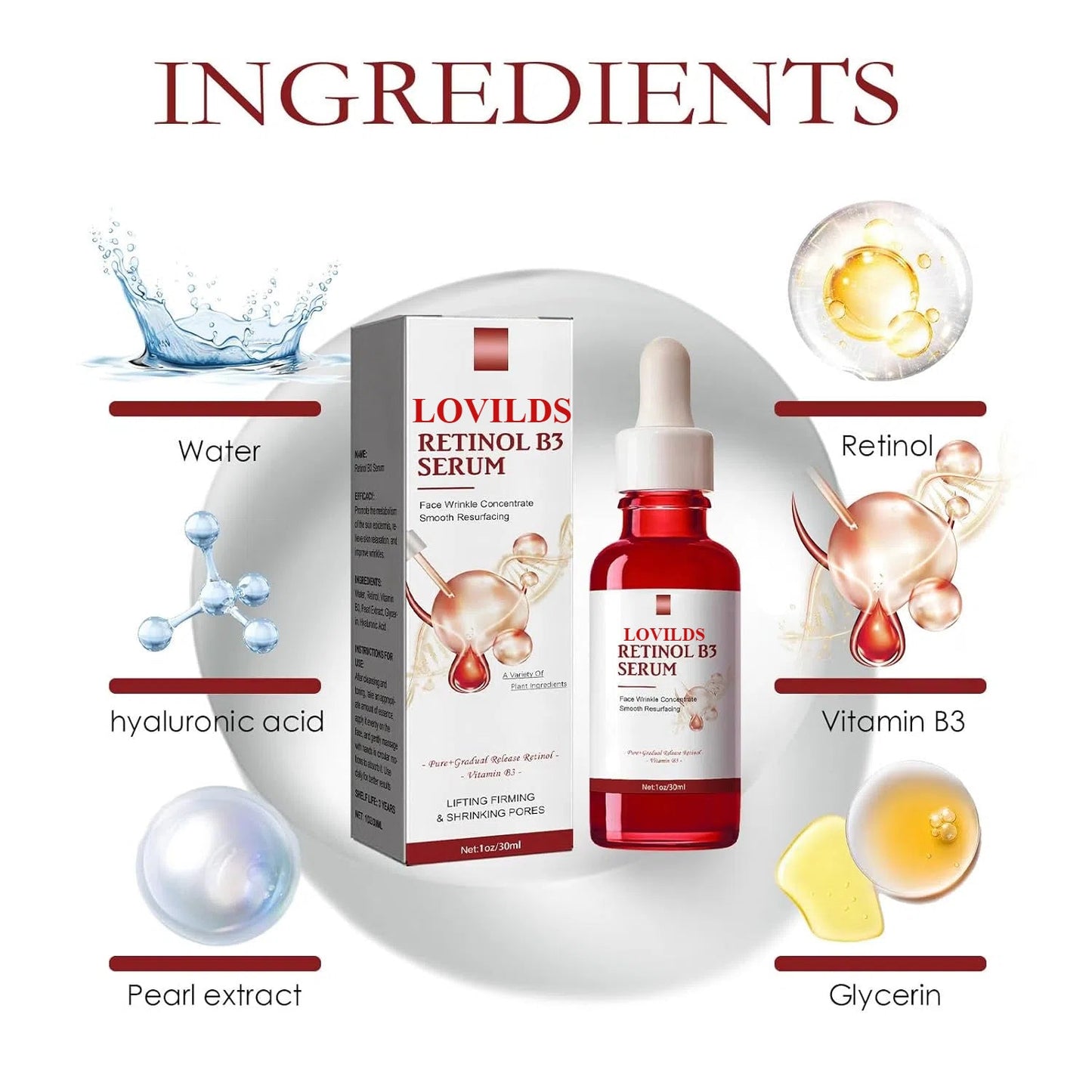 (🔥🔥🔥Limited time offer last 30 minutes) LOVILDS™ RETINOL B3 SERUM