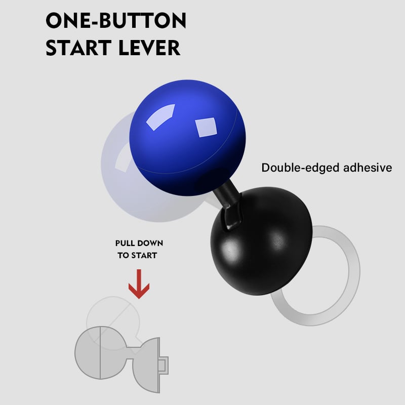 🔥Bouton de démarrage de voiture avec boule de joystick